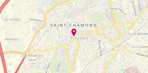 Plan de Mehditation Coiffure, 10 Rue Asile Alamagny, 42400 Saint-Chamond