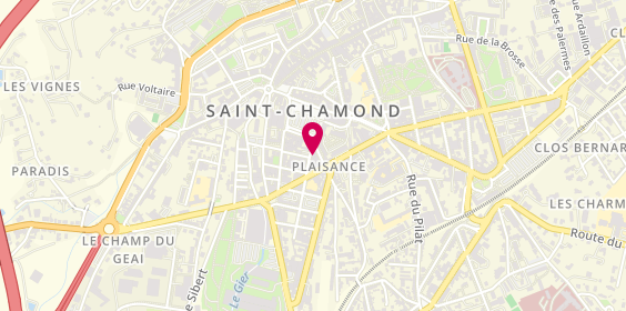 Plan de Salon Lilou, 4 Rue de l'Armistice, 42400 Saint-Chamond
