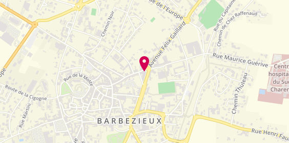 Plan de Sérénité Coiffure, 1 Rue Sadi Carnot, 16300 Barbezieux-Saint-Hilaire