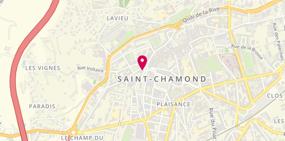 Plan de Mad Coiffure, 24 Boulevard Delay, 42400 Saint-Chamond