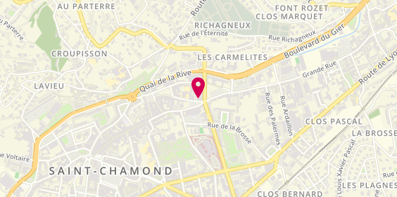 Plan de La Firm'à Tifs, 3 place Ferréol, 42400 Saint-Chamond