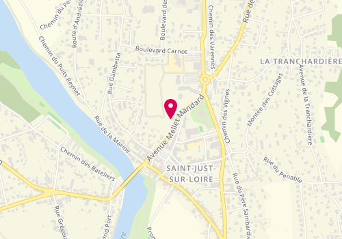 Plan de La parenthese coiffure by Marine Basset, 53 avenue Mellet Mandard, 42170 Saint-Just-Saint-Rambert