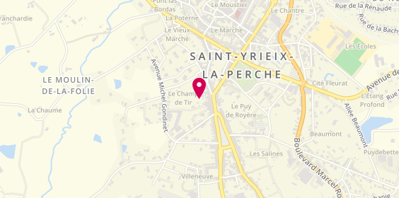 Plan de DAME'DOM Coiffure, 6 Place de la Nation, 87500 Saint-Yrieix-la-Perche