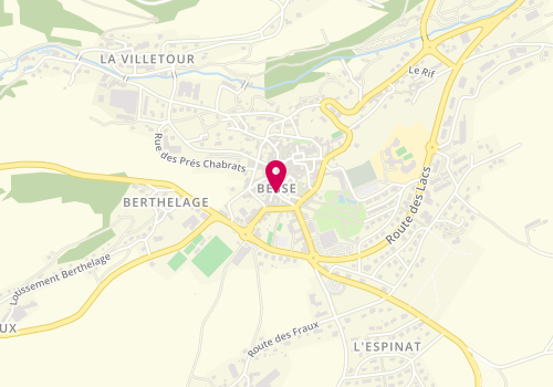 Plan de Les Ciseaux du Beffroy, 3 place de la Gayme, 63610 Besse-et-Saint-Anastaise