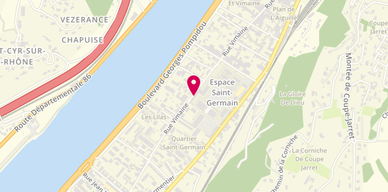 Plan de Id Coiffure, Espace Saint Germain 30 Avenue du Général Leclerc, 38200 Vienne