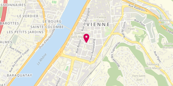Plan de Gérard Coiffure, 29 Rue Juiverie, 38200 Vienne