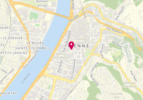 Plan de Coralie Coiffure, place Saint-Paul, 38200 Vienne