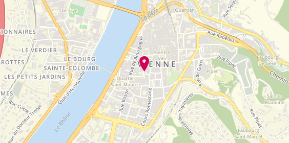 Plan de Coralie Coiffure, place Saint-Paul, 38200 Vienne