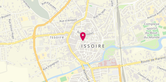 Plan de Duo Coiffure, 27 place de la République, 63500 Issoire