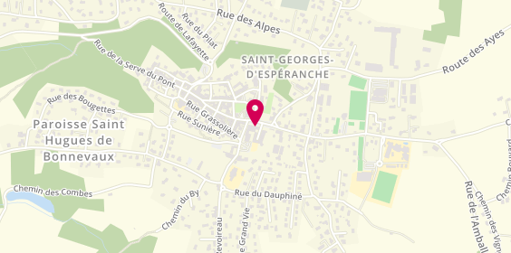 Plan de Pluriforme Coiffeur Visagiste, 7 Rue de l'Hôtel de Ville, 38790 Saint-Georges-d'Espéranche