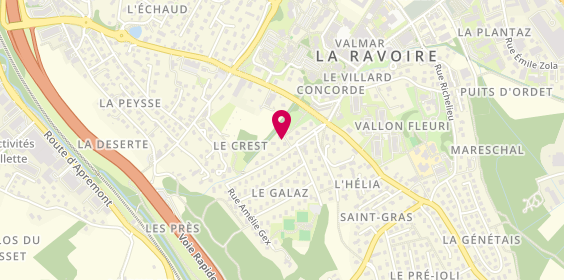 Plan de VRILLAC Céline, 19 Rue Elsa Triollet, 73490 La Ravoire