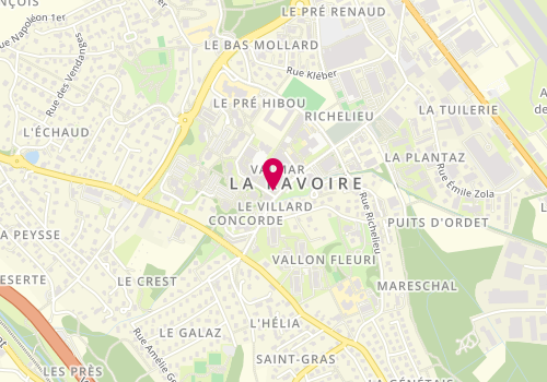 Plan de Studio Avenue, 40 Allée Boris Vian, 73490 La Ravoire