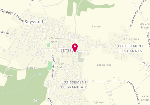 Plan de Les Ciseaux de Mel, 36 Rue de l' Église, 38200 Seyssuel