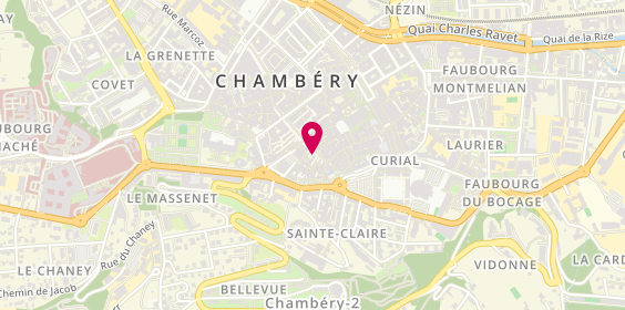 Plan de Jérémy DEFILIPPI coiffeur, 39 place Saint-Léger, 73000 Chambéry