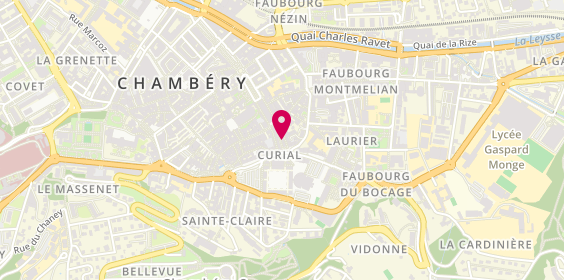 Plan de Casting Coiffure, 8 Rue Denfert Rochereau, 73000 Chambéry