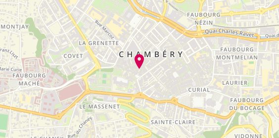 Plan de Aux Folies d'ysa, 53 Rue Basse du Château, 73000 Chambéry
