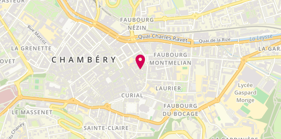 Plan de Barber City, 84 Rue d'Italie, 73000 Chambéry