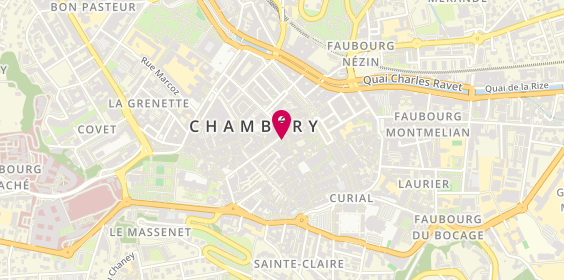 Plan de De Vous à Nous, 9 Rue de Boigne, 73000 Chambéry