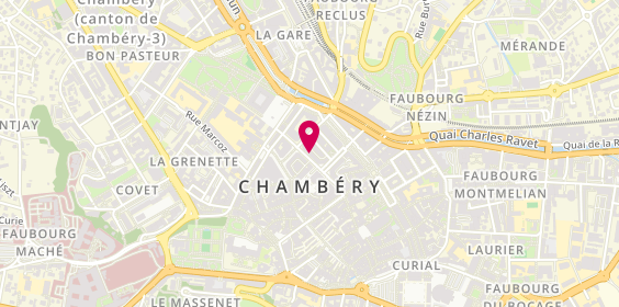 Plan de Claude Delapierre, 4 Rue Favre, 73000 Chambéry