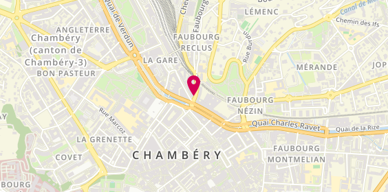 Plan de L'Atelier Nuance, 17 Faubourg Reclus, 73000 Chambéry