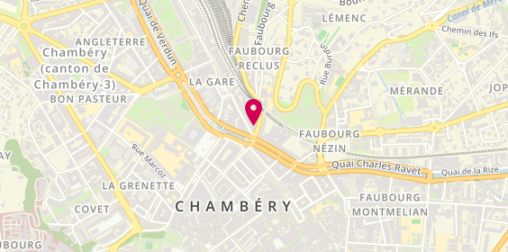 Plan de L'Atelier Nuance au Masculin, 17 Faubourg Reclus, 73000 Chambéry