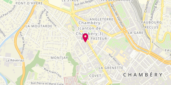 Plan de Stefany Coifure, 31 avenue Jean Jaurès, 73000 Chambéry
