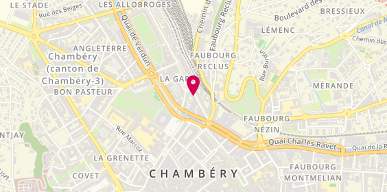Plan de Le Studio 2.0, 129 Rue Sommeiller, 73000 Chambéry