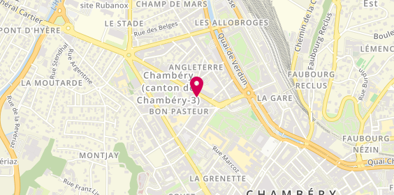 Plan de London Attitude, 93 avenue du Comte Vert, 73000 Chambéry