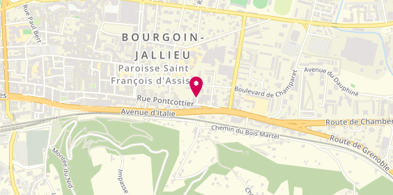 Plan de Identidote, 2 Rue Vauban, 38300 Bourgoin-Jallieu