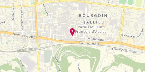 Plan de Epi'thelium, 23 Rue Robert Belmont, 38300 Bourgoin-Jallieu