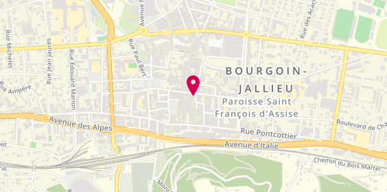 Plan de Imagina'tif, 6 Rue Grenette, 38300 Bourgoin-Jallieu