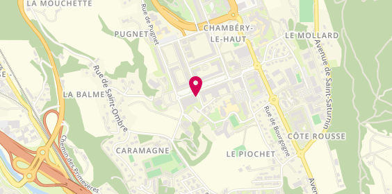 Plan de Pugnet Coiffure Nicole, 16 Rue d'Anjou, 73000 Chambéry