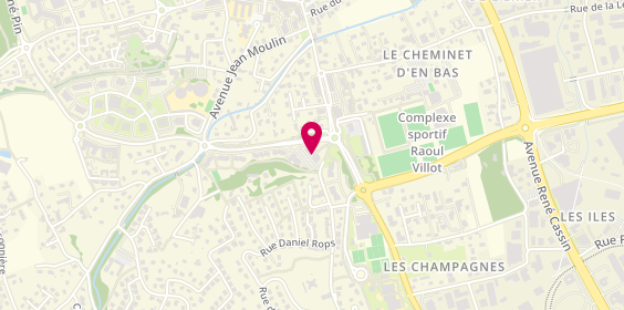 Plan de Centre Capillaire 73, 135 avenue Jean Marie Michellier, 73290 La Motte-Servolex
