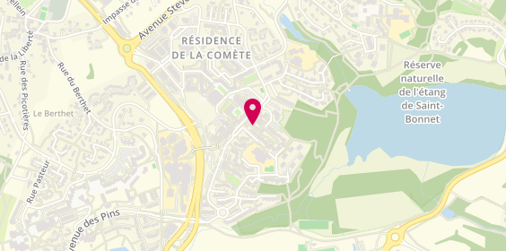 Plan de Aladin Coiffure, Résidence Les Portiques, 38090 Villefontaine