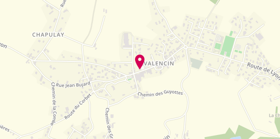 Plan de Ac'tif Coiffure, 2228 Route de Lyon, 38540 Valencin