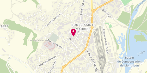 Plan de Team Coiffure, 28 Route de Montrigon, 73700 Bourg-Saint-Maurice