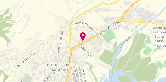 Plan de Coiffure le Rochefort, 129 avenue du Stade, 73700 Bourg-Saint-Maurice