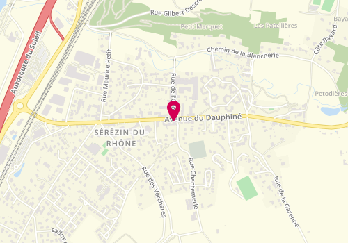 Plan de Mih Coiffure, 38 avenue Du Dauphiné, 69360 Sérézin-du-Rhône