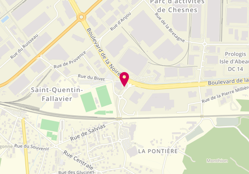 Plan de Espace Coiffure Hommes et Femmes, Centre Commercial des Muguets, 38070 Saint-Quentin-Fallavier