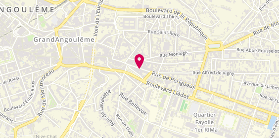 Plan de La Mèche Rebelle, 121 Rue de Périgueux, 16000 Angoulême