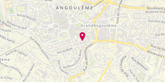 Plan de Aurélie Coiff, 33 Rue du Sauvage, 16000 Angoulême