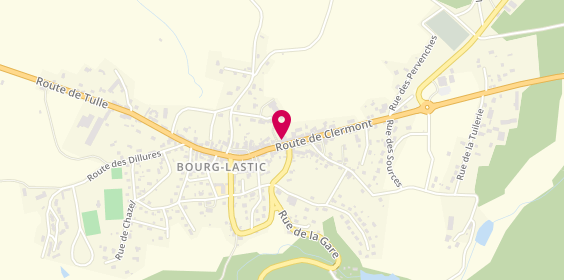 Plan de Aline Coiffure, 23 Route de Clermont, 63760 Bourg-Lastic