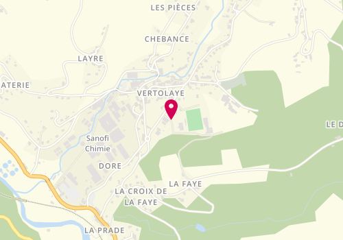 Plan de Coiffure Salvatorini, Le Bourg, 63480 Vertolaye