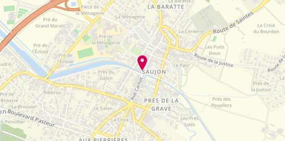 Plan de ACHAIN Didier, 42 Rue Carnot, 17600 Saujon