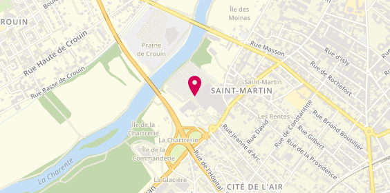 Plan de Acl Coiffure, 105 Rue Basse Saint-Martin, 16100 Cognac