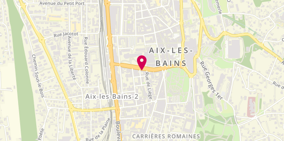 Plan de Jacques Dessange, 21 Avenue General de Gaulle, 73100 Aix-les-Bains