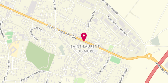 Plan de Coté Coiffure, 88 Ter avenue Jean Moulin, 69720 Saint-Laurent-de-Mure