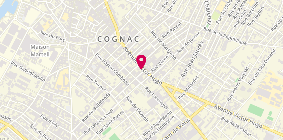 Plan de Coiffure Créa'Tif, 66 avenue Victor Hugo, 16100 Cognac