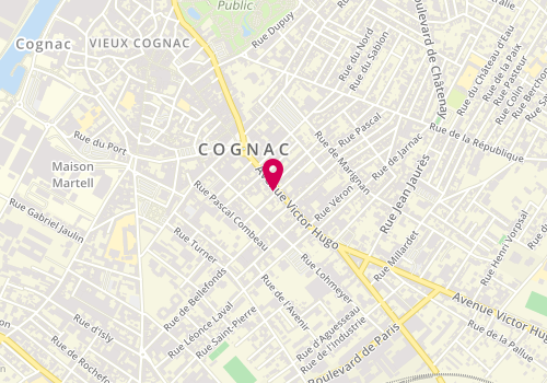 Plan de M&Coiff', 38 avenue Victor Hugo, 16100 Cognac