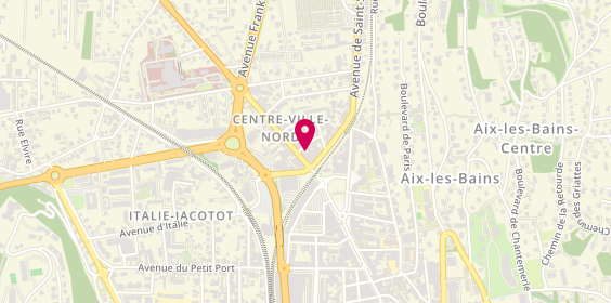 Plan de Les Garçonnes, 8 Avenue du Grand Port, 73100 Aix-les-Bains